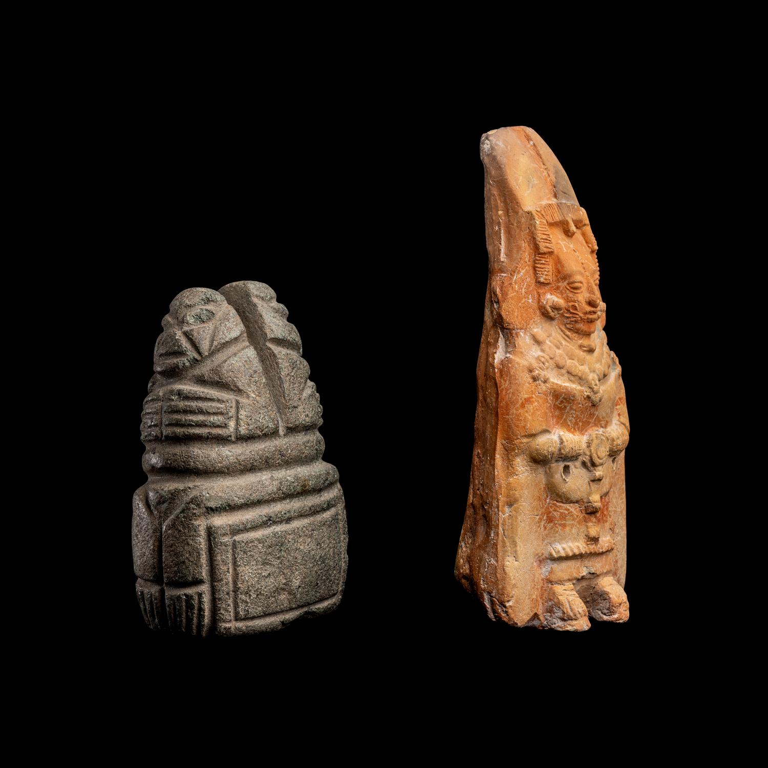 Two Pre-Columbian Objects