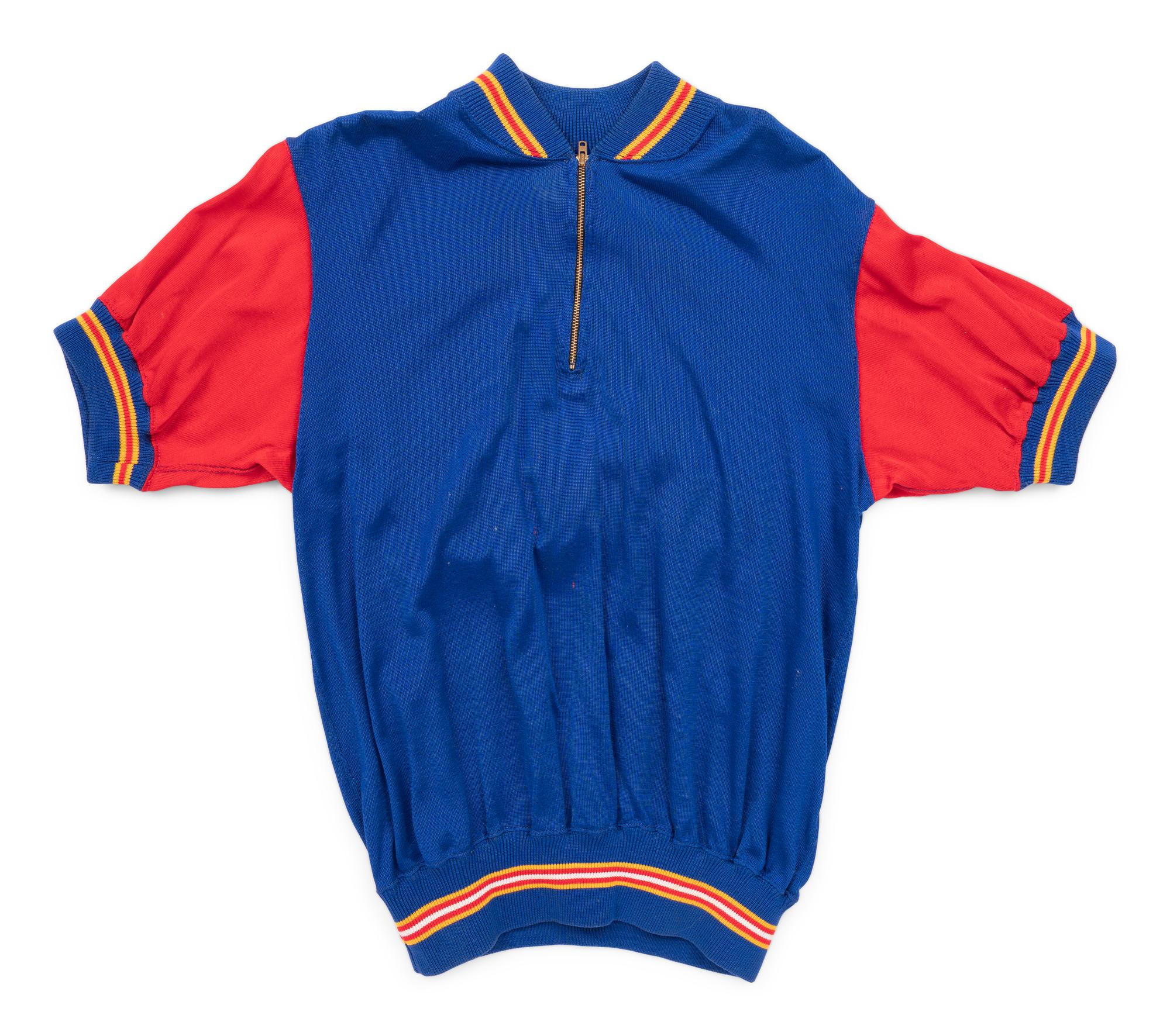 An Original 1960s Harlem Globetrotters Basketball Warmup Jacket from Owner Potter Palmer