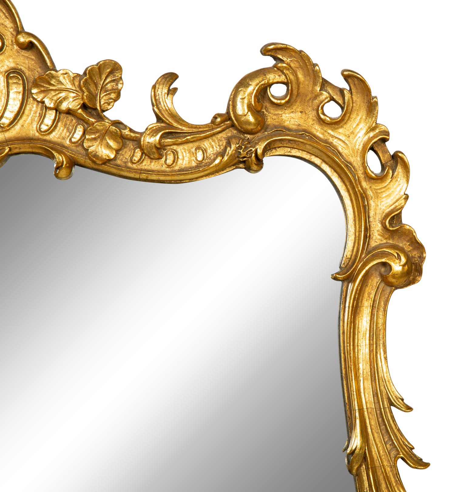 A George II Style Giltwood Mirror