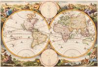 [MAP]. STOOPENDAAL, Daniel (1672-1726). Werelt Caert . Amsterdam, ca 1700.