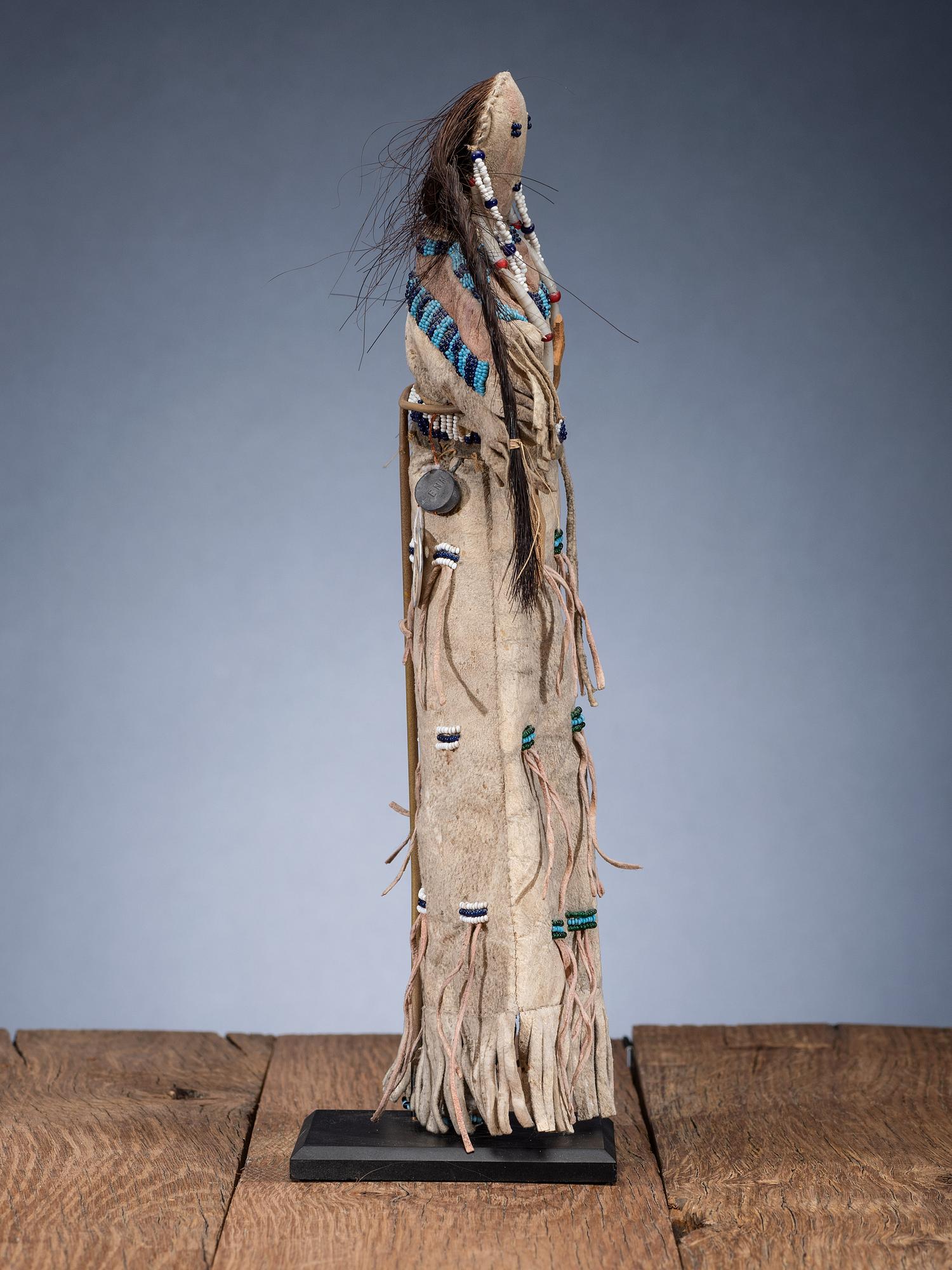 Sioux Beaded Hide Doll