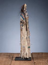 Sioux Beaded Hide Doll