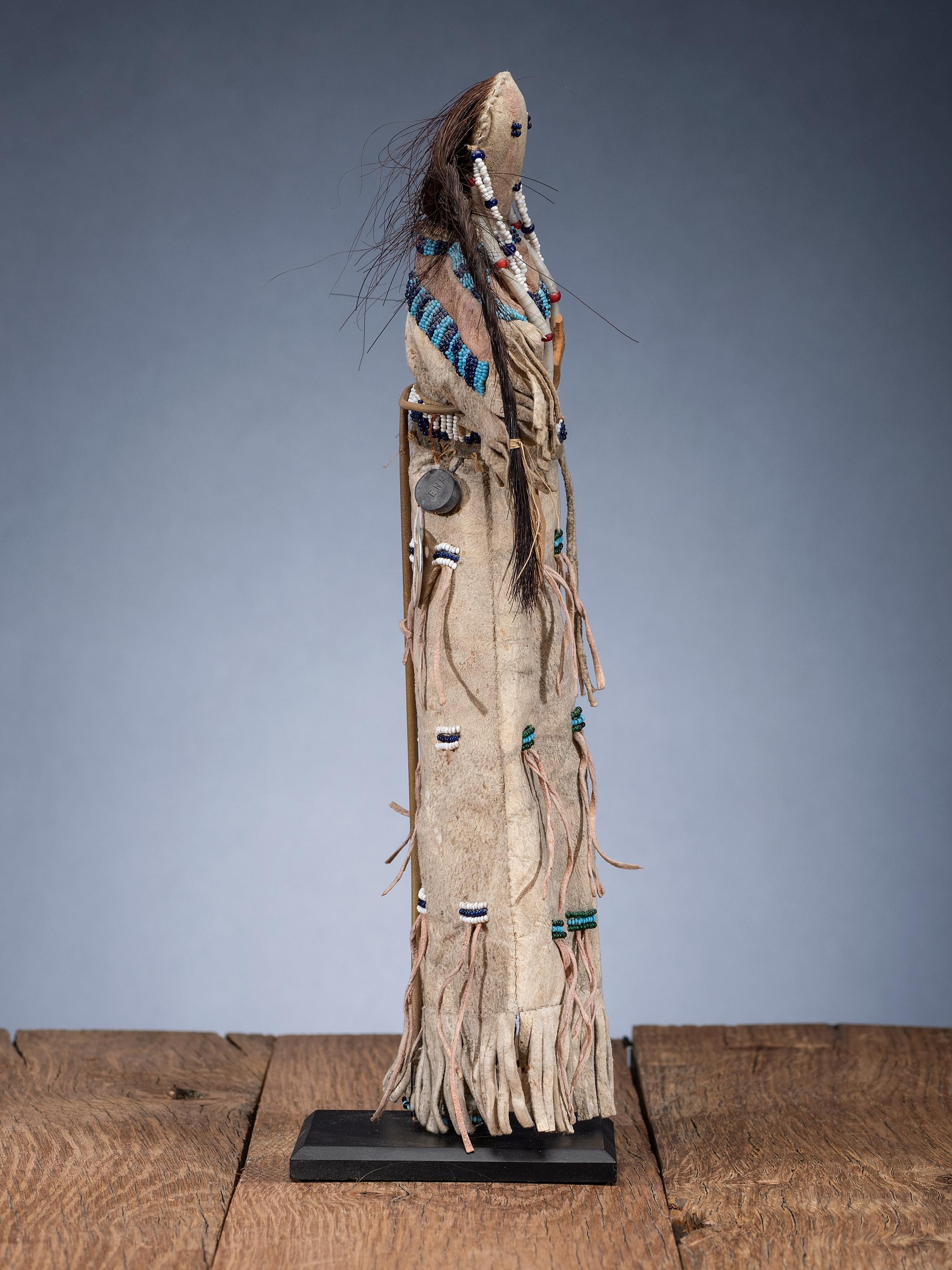 Sioux Beaded Hide Doll