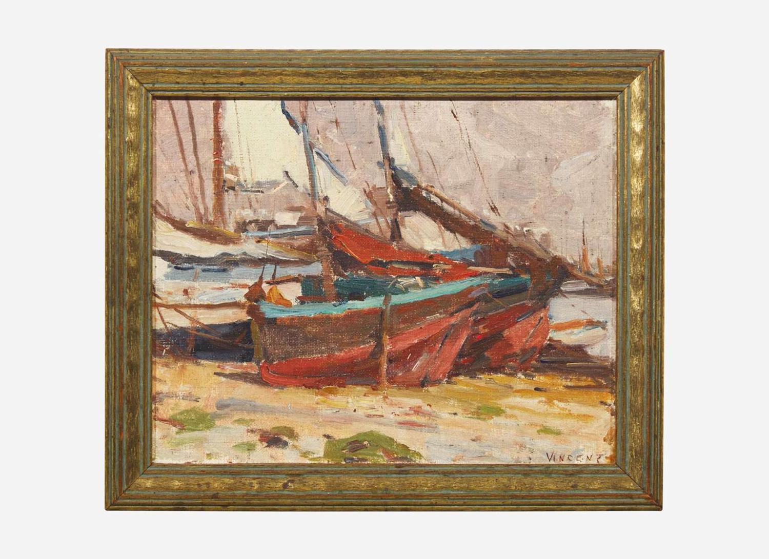 Harry Aiken Vincent (American, 1864-1931) - In Dry Dock