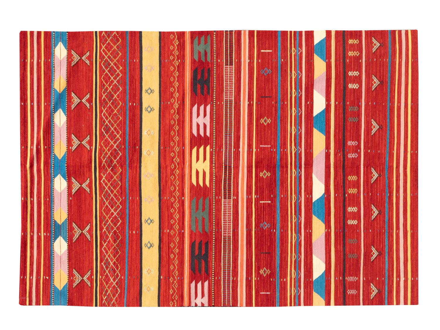 Four Chinese Morrocan Style Kilim Wool Rugs — 20TH CENTURY
