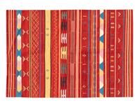 Four Chinese Morrocan Style Kilim Wool Rugs — 20TH CENTURY