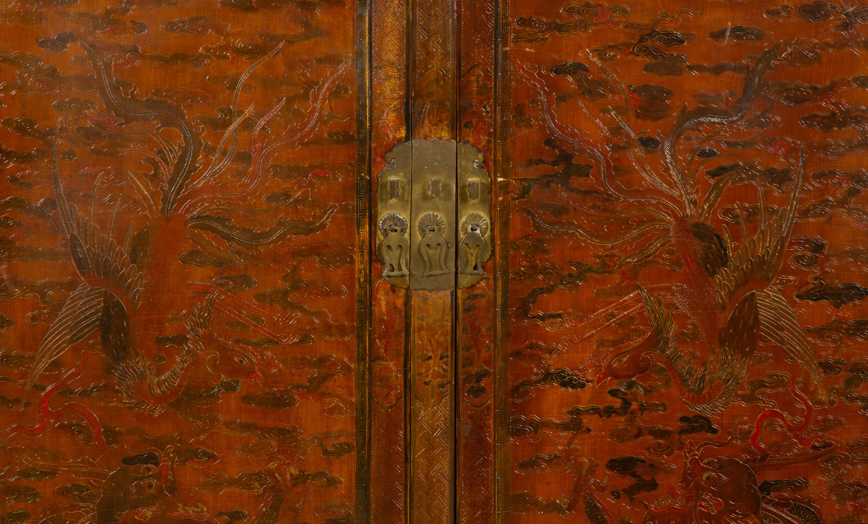 A Chinese Lacquer Cabinet