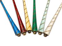 A Collection of Northern European Enameled Silver Spoons
