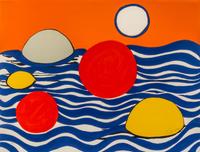 Alexander Calder, (American, 1898-1976), Circles and Waves