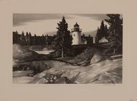 A pair of prints ( Flat Rock Cove; Inlet Light )