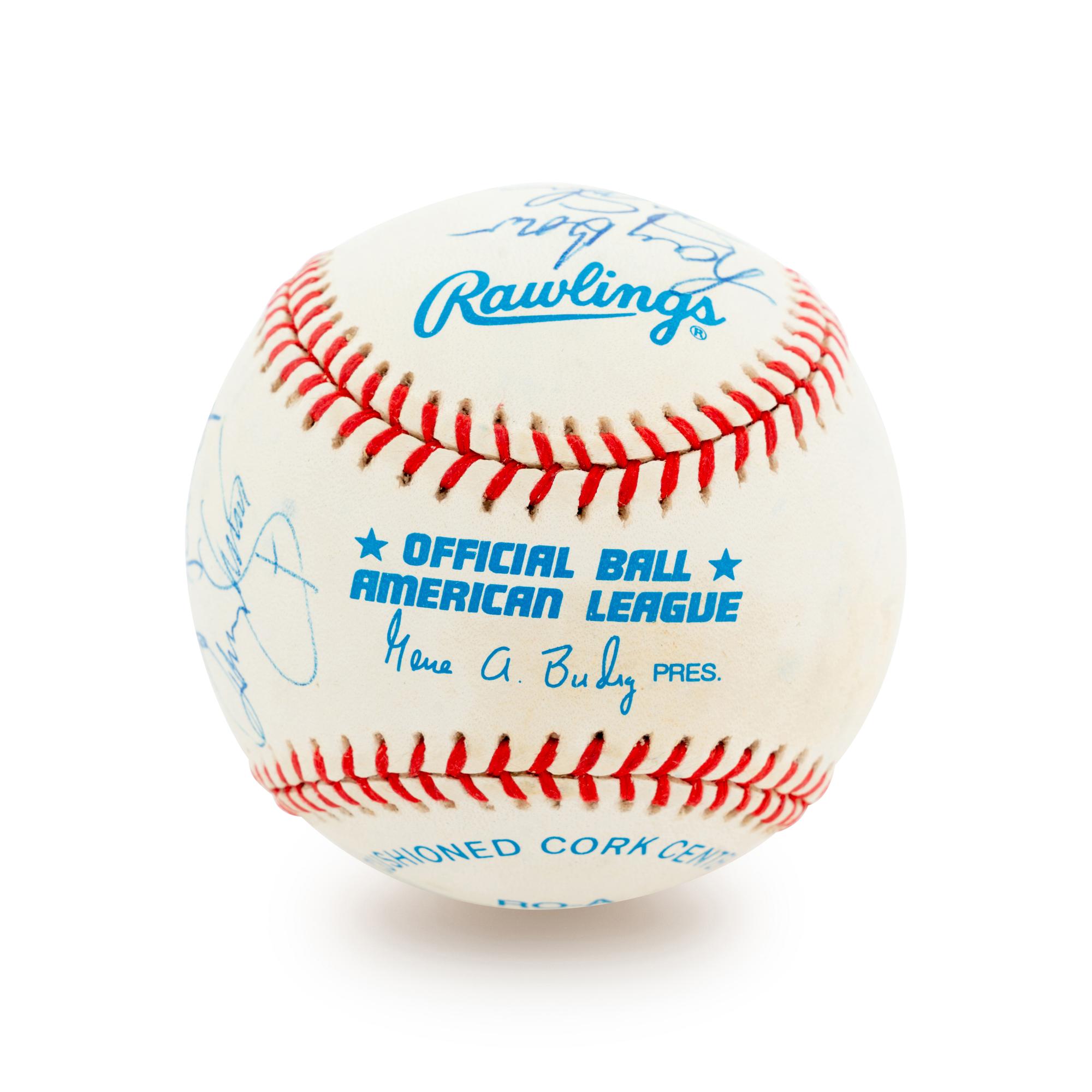 A Group of 19 Los Angeles Angels Signed Baseballs,
