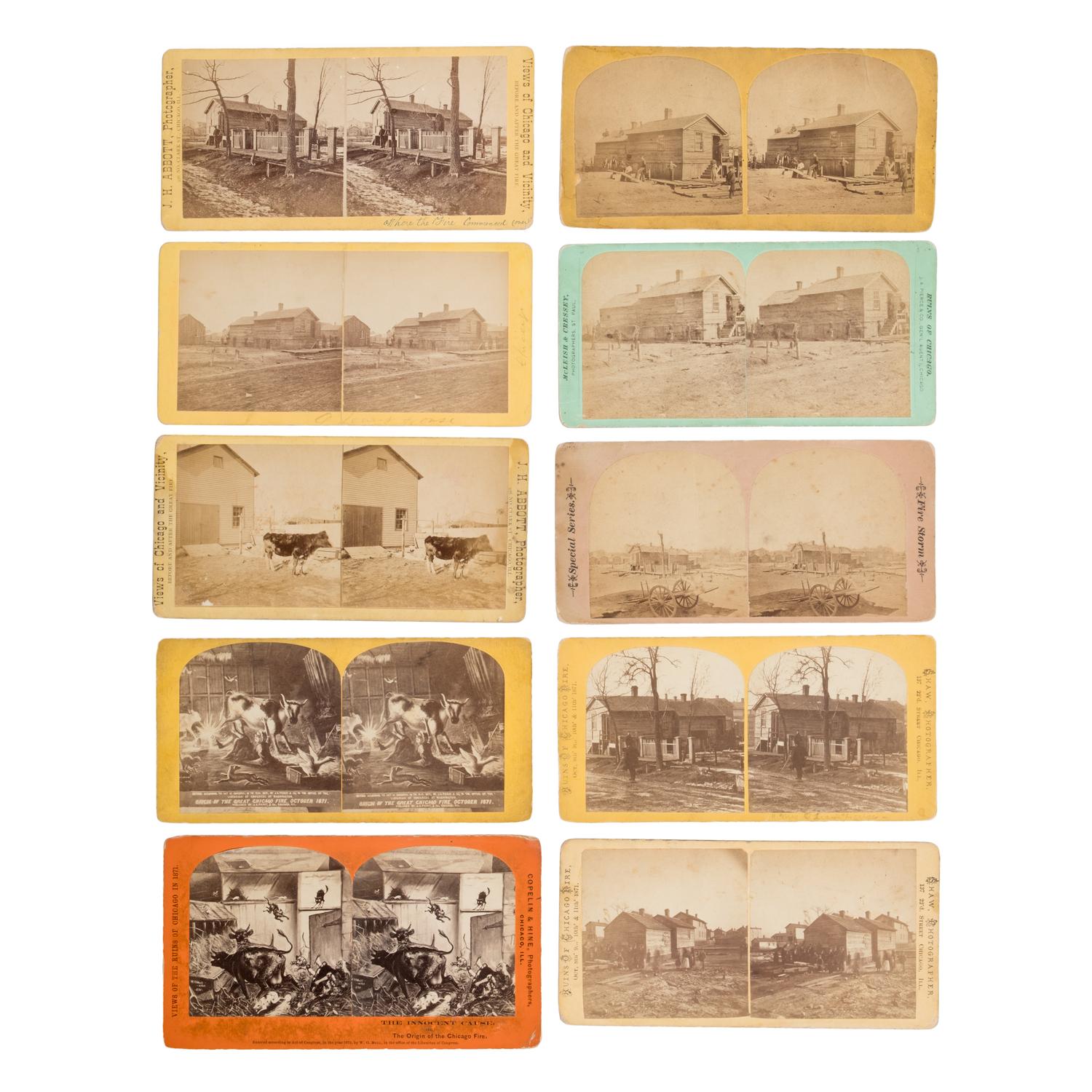 [Chicago Fire]. Crosby, L.V.H., artist. Origin of the Chicago Fire. October 9th, 1871. Washington: H.M. Kinsley, 1871.