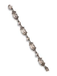 GEORG JENSEN, STERLING SILVER 'MOONLIGHT BLOSSOM' BRACELET