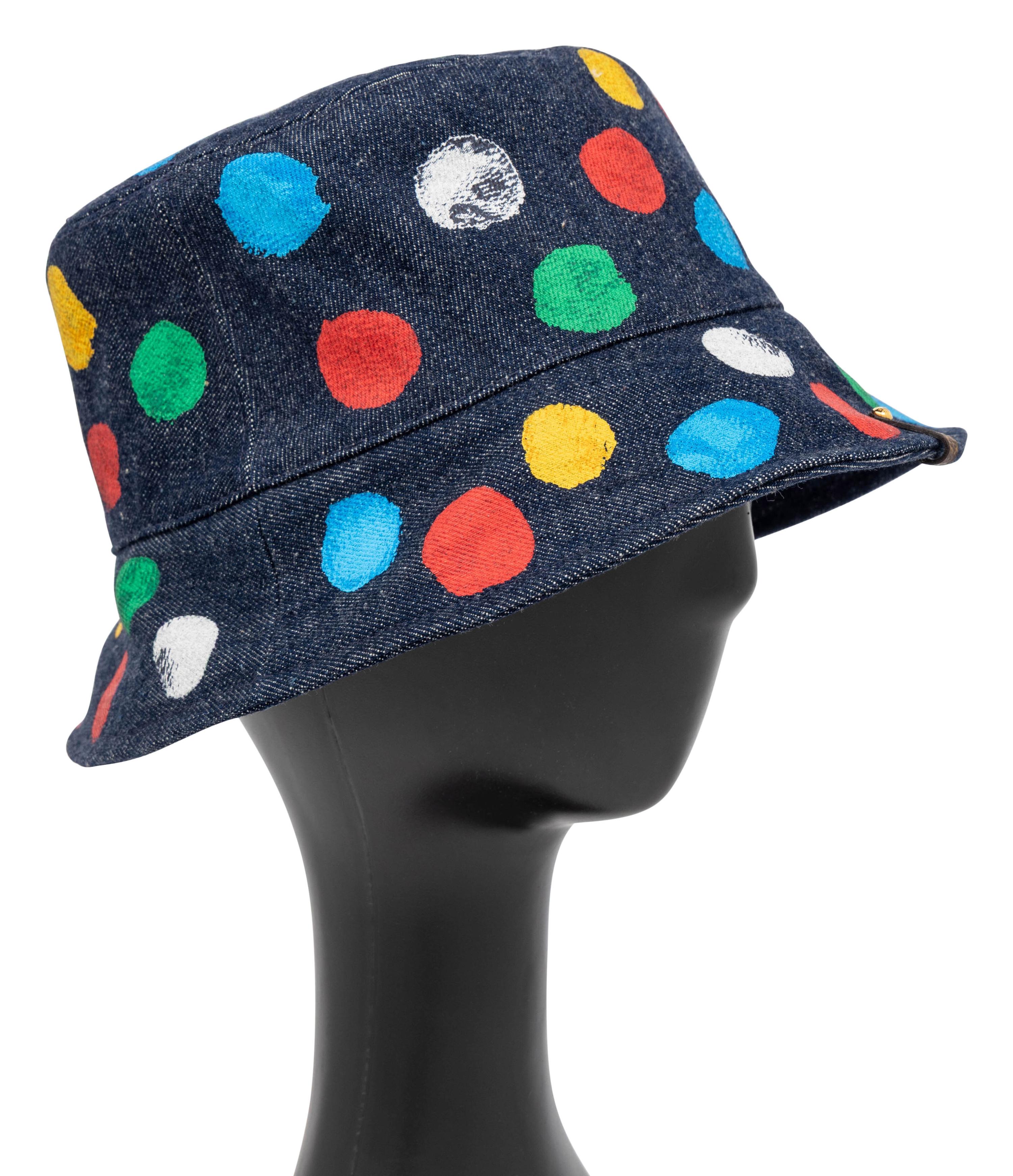 Louis Vuitton x Yayoi Kusama, Infinity Dot Denim Bucket Hat