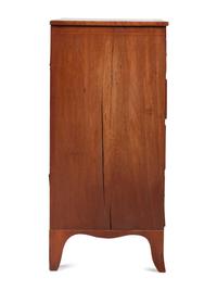 A Federal Inlaid and Veneered Mahogany Chest of Drawers