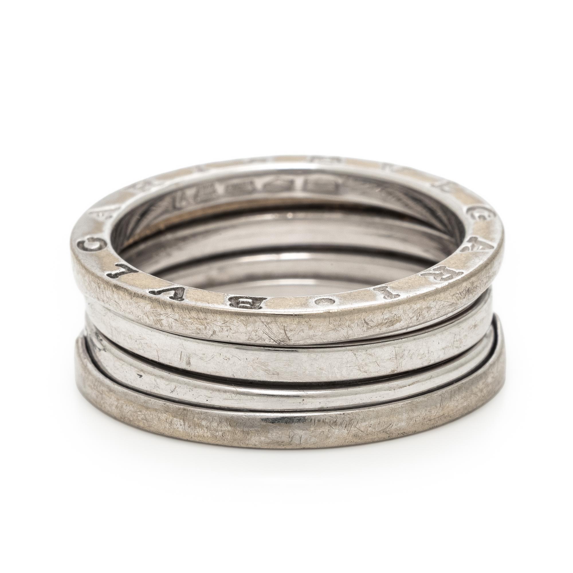 Bulgari, 'B.Zero1', White Gold Ring