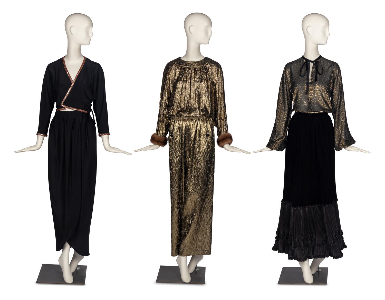 Three Designer Evening Ensembles