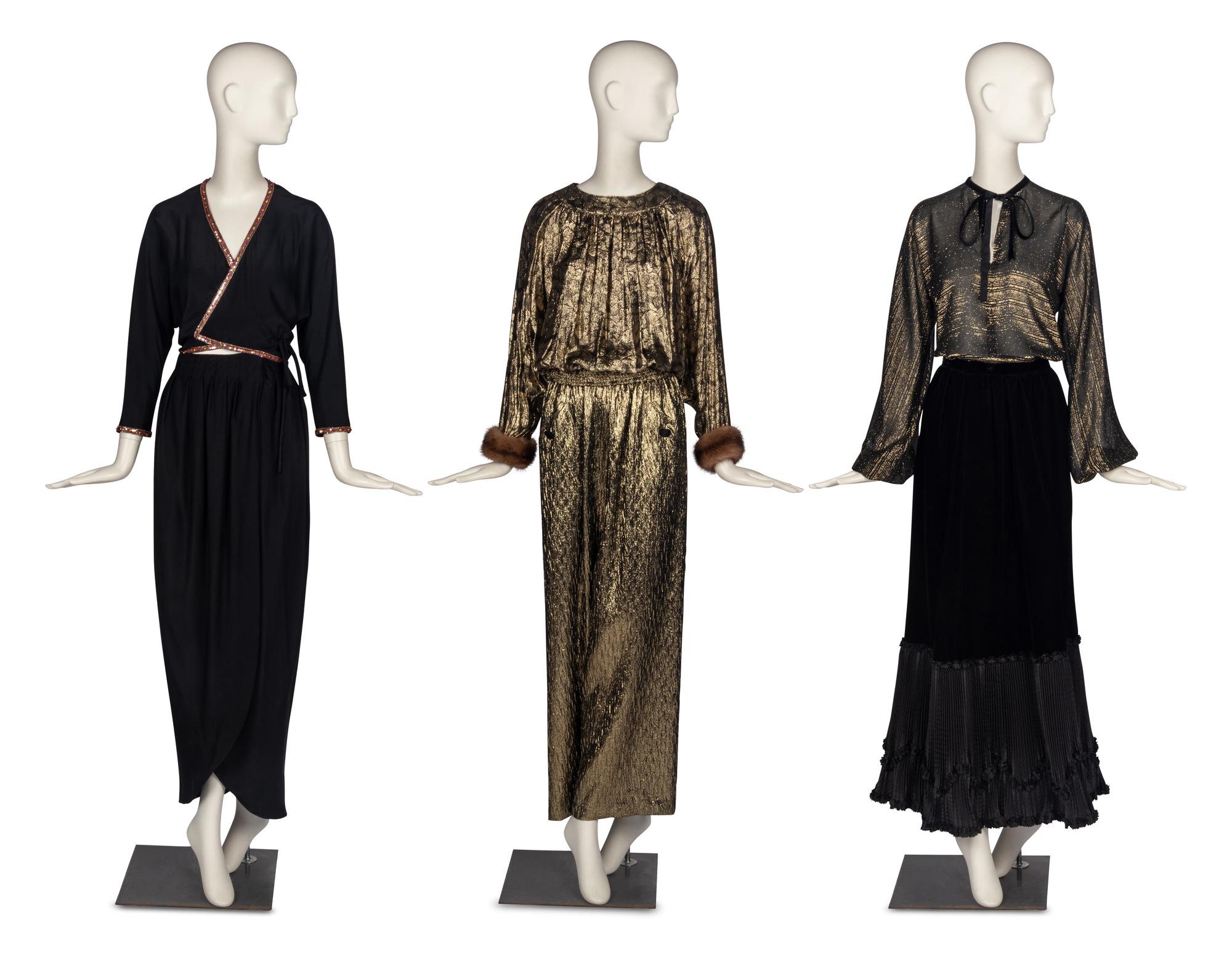 Three Designer Evening Ensembles
