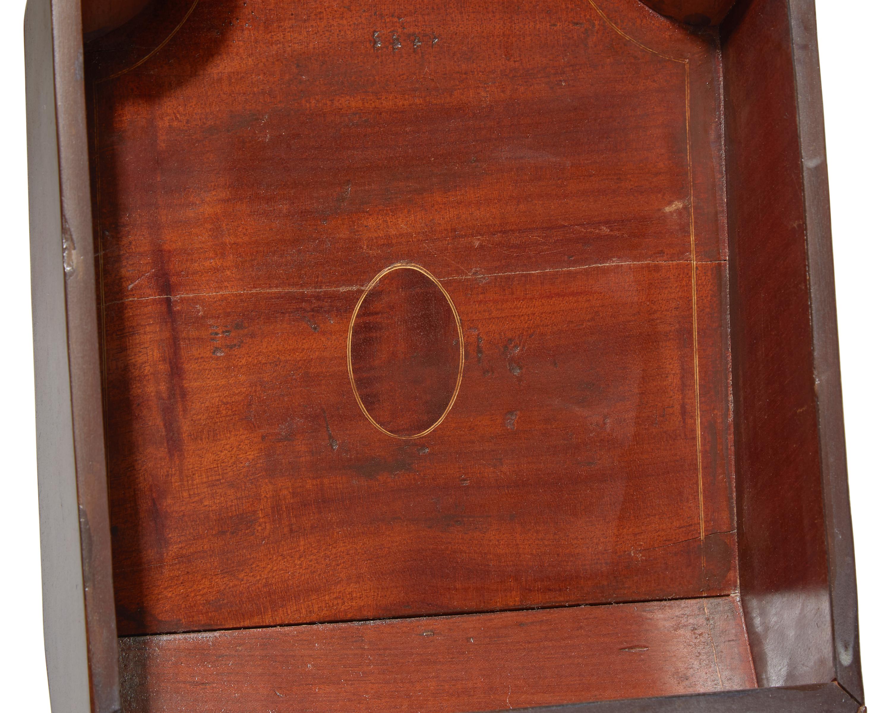 A Pair of George III Inlaid Mahogany Knife Boxes