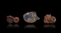 Three Japanese Figural-Form Scholar's Objects