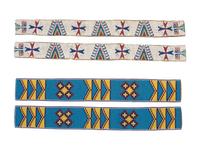 Sioux and Blackfeet Beaded Strips