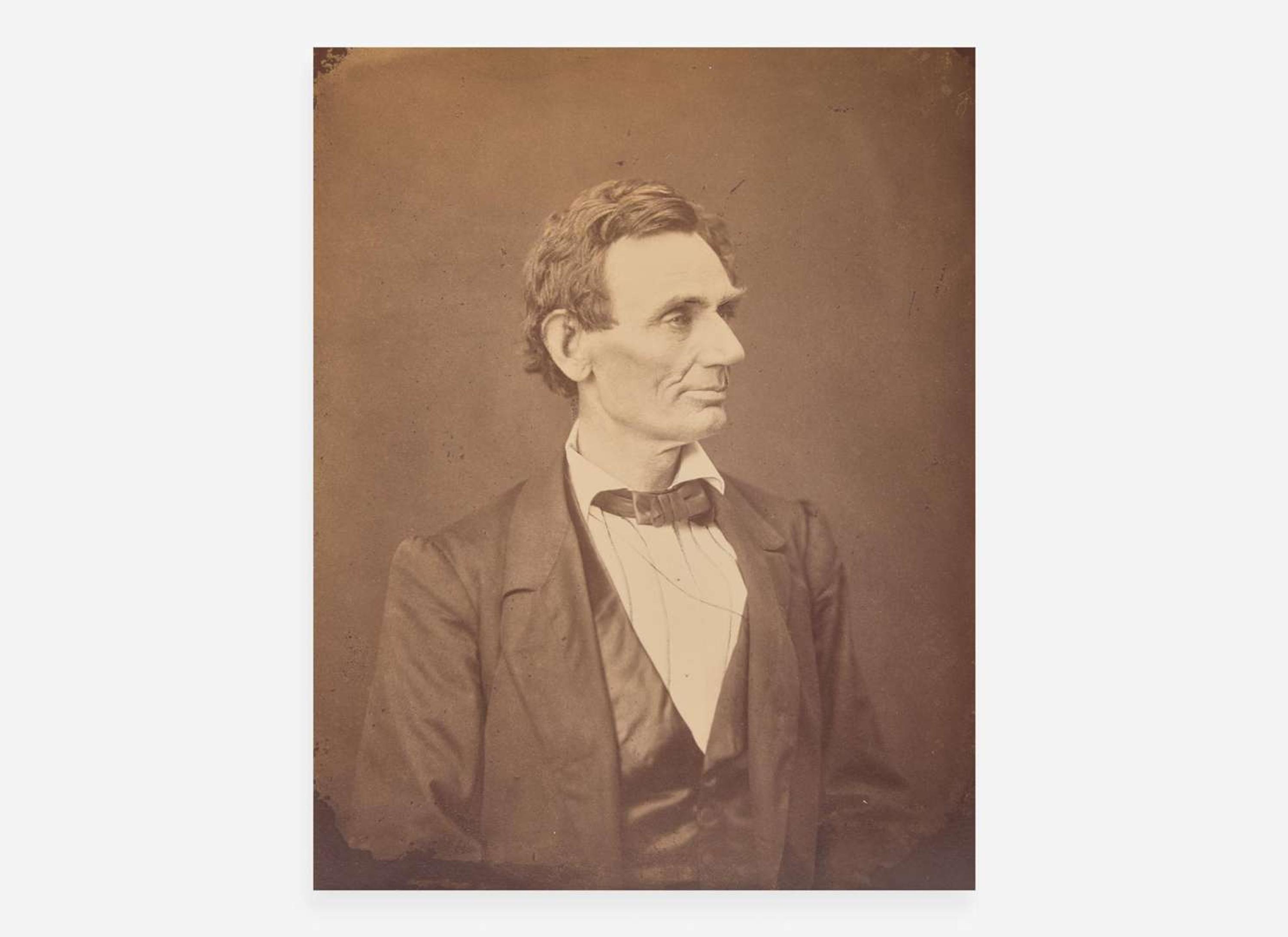 [Presidential] [Lincoln, Abraham]: Photographic Portrait