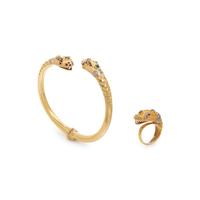 YELLOW GOLD, DIAMOND AND MULTIGEM SET