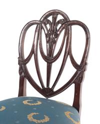 A Set of Ten English Mahogany Dining Chairs