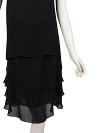 Chanel Black Chiffon Two-Piece Ensemble, 1990-2000s