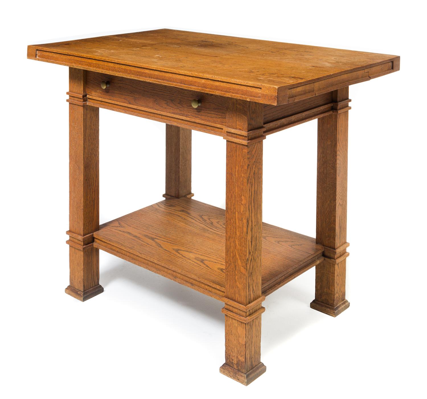 Frank Lloyd Wright, (American, 1867-1959), Pedestal table for the Frank L. Smith Bank, Dwight, Illinois, c. 1905