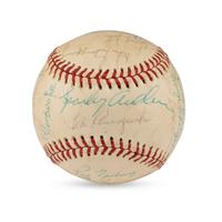 A 1976 Cincinnati Reds Team Signed Autograph Baseball