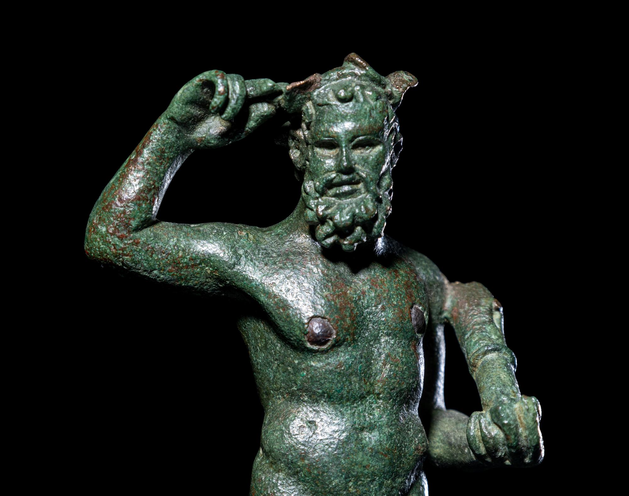 A Hellenistic Bronze Nude Herakles