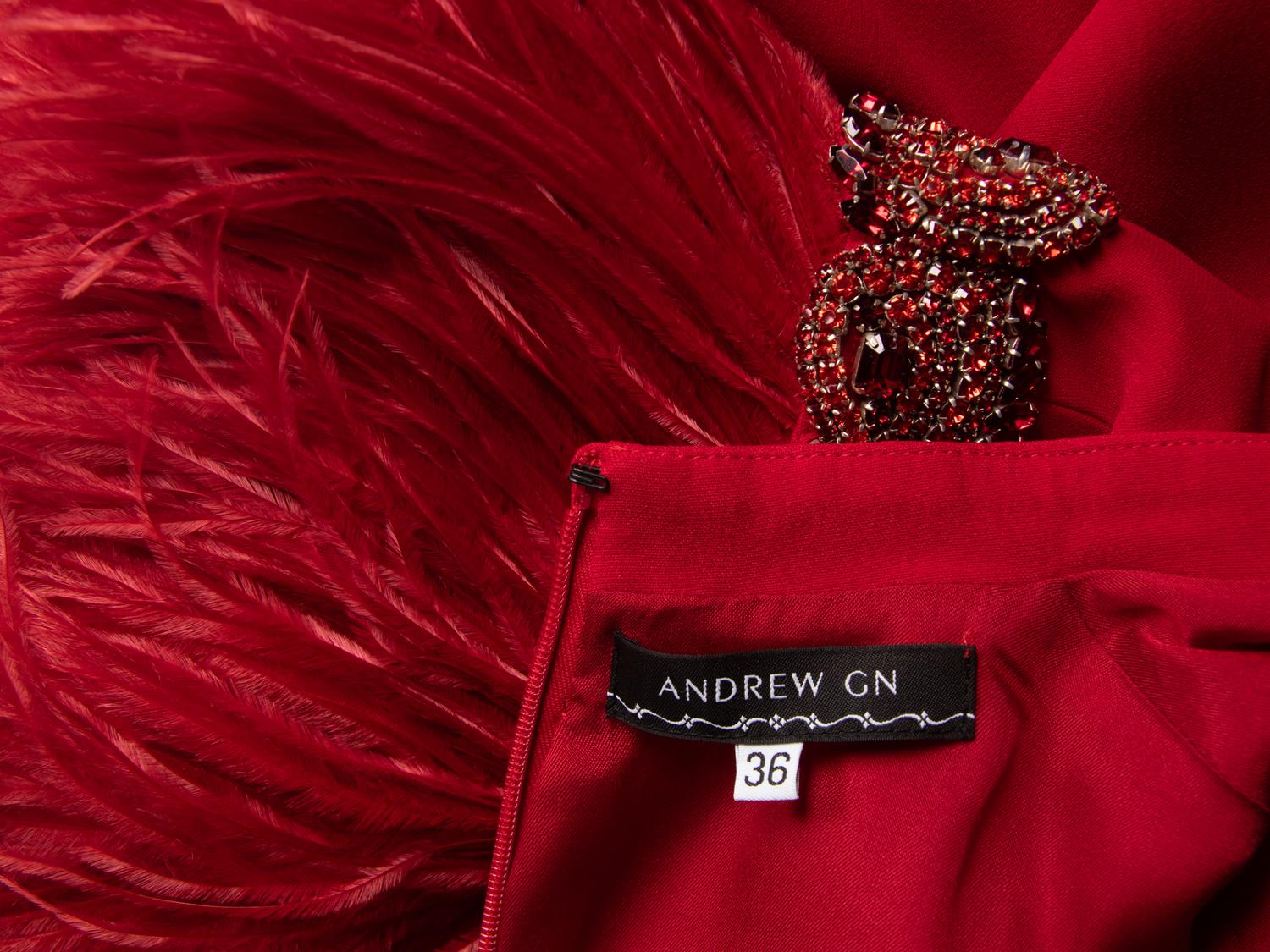 Andrew Gn Red Dress