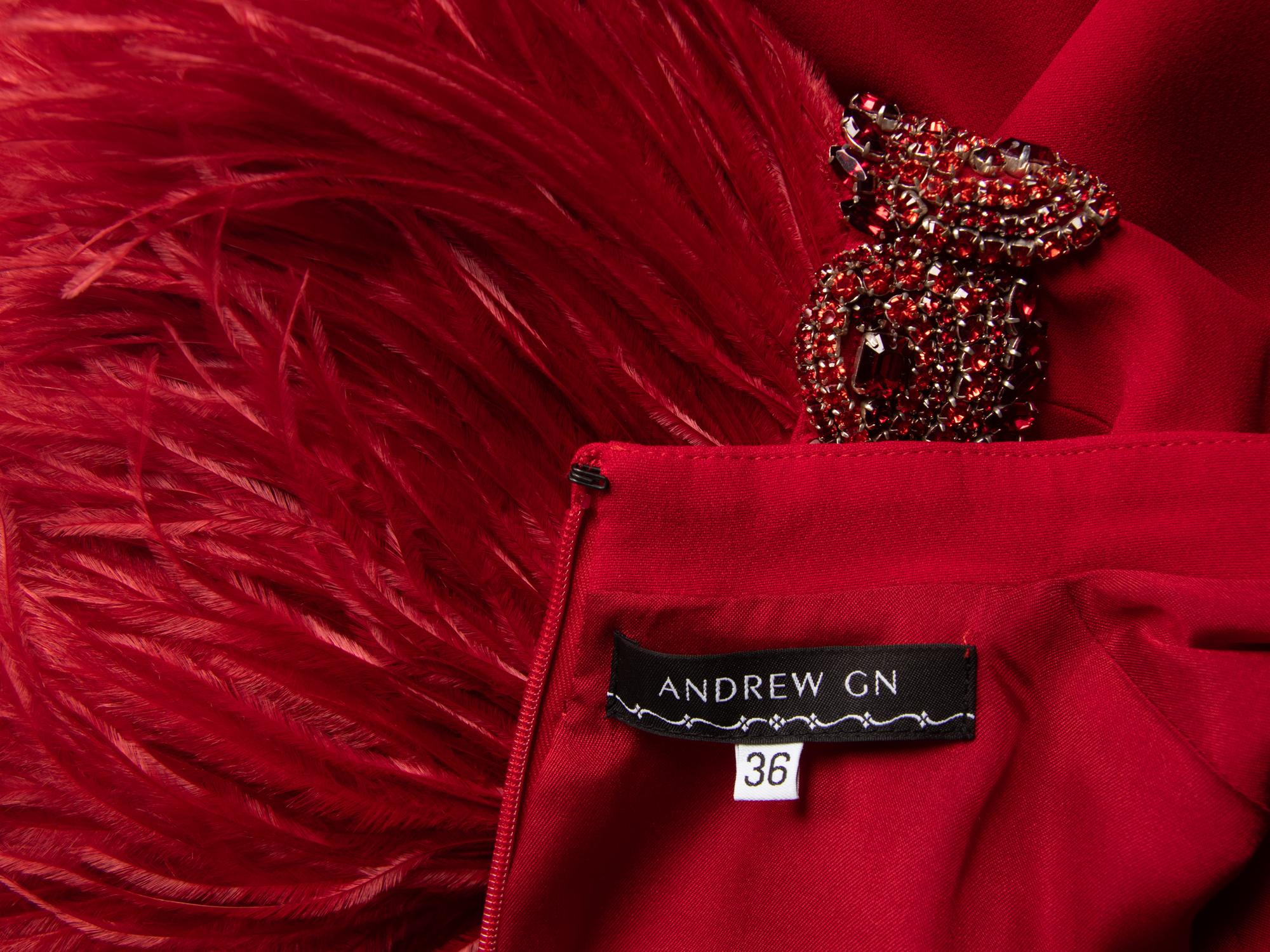 Andrew Gn Red Dress