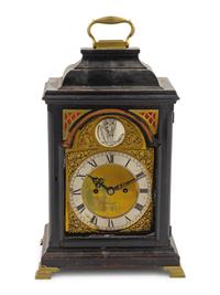 An English Mahogany Bracket Clock, Robert Wood