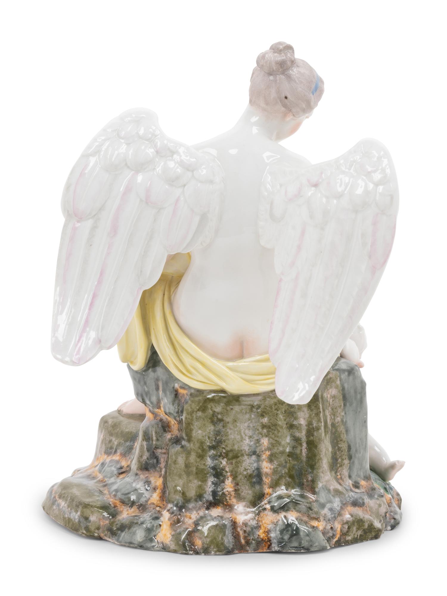 A Höchst Porcelain Figure of Clio
