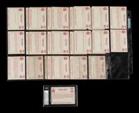A Complete Set of 1986 Star Court Kings Basketball Cards Including Michael Jordan No. (BGS 8 NM-MT)