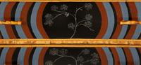 An English Bamboo and Lacquer Chest of Drawers