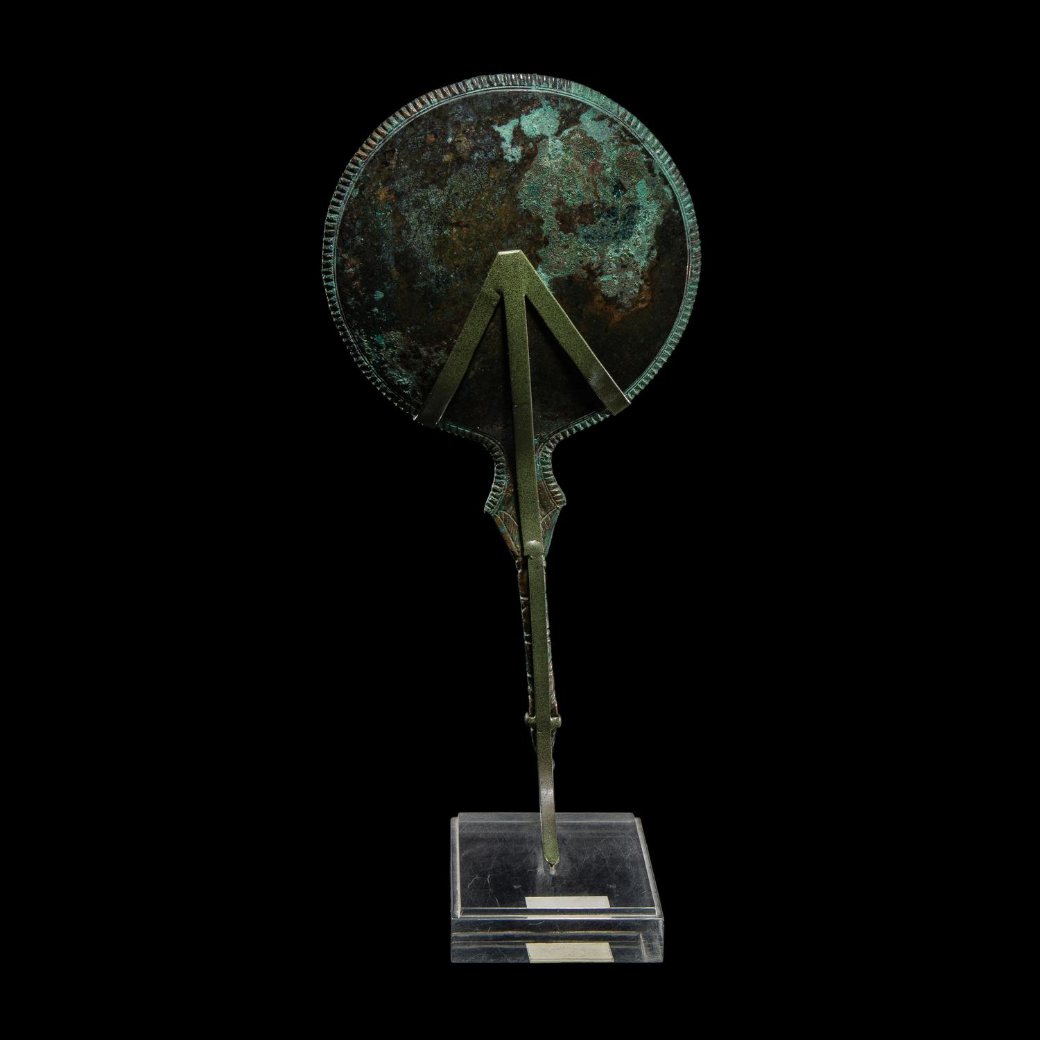 An Etruscan Bronze Mirror