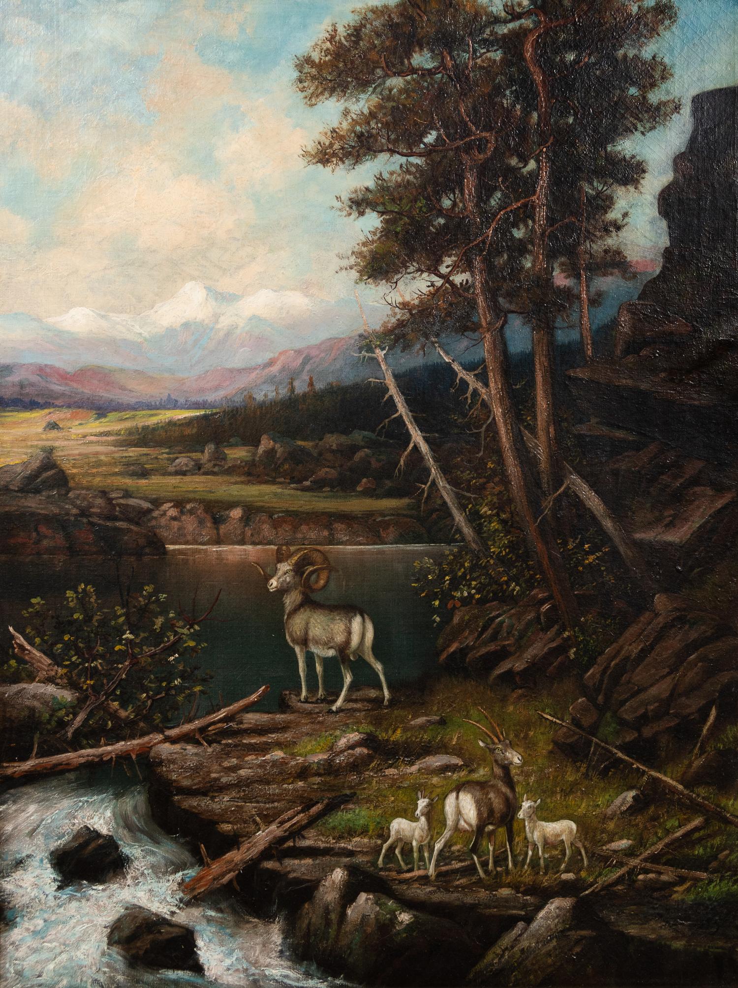 Antelope in a Landscape