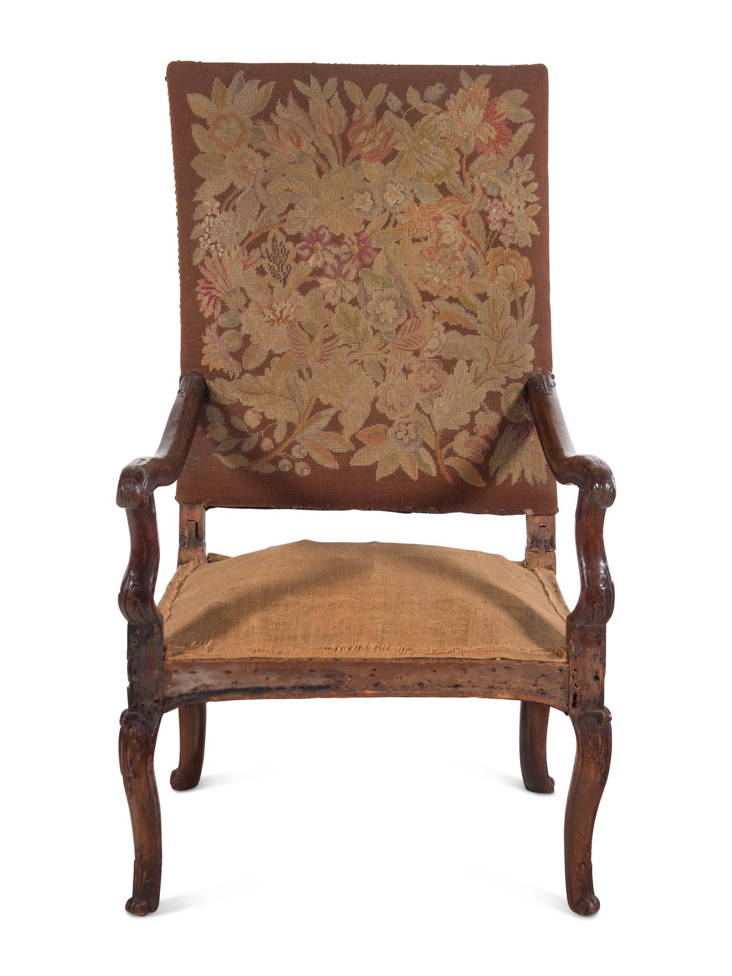A Régence Walnut Armchair