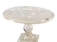 A Pair of Rock Crystal Tazza Ornaments