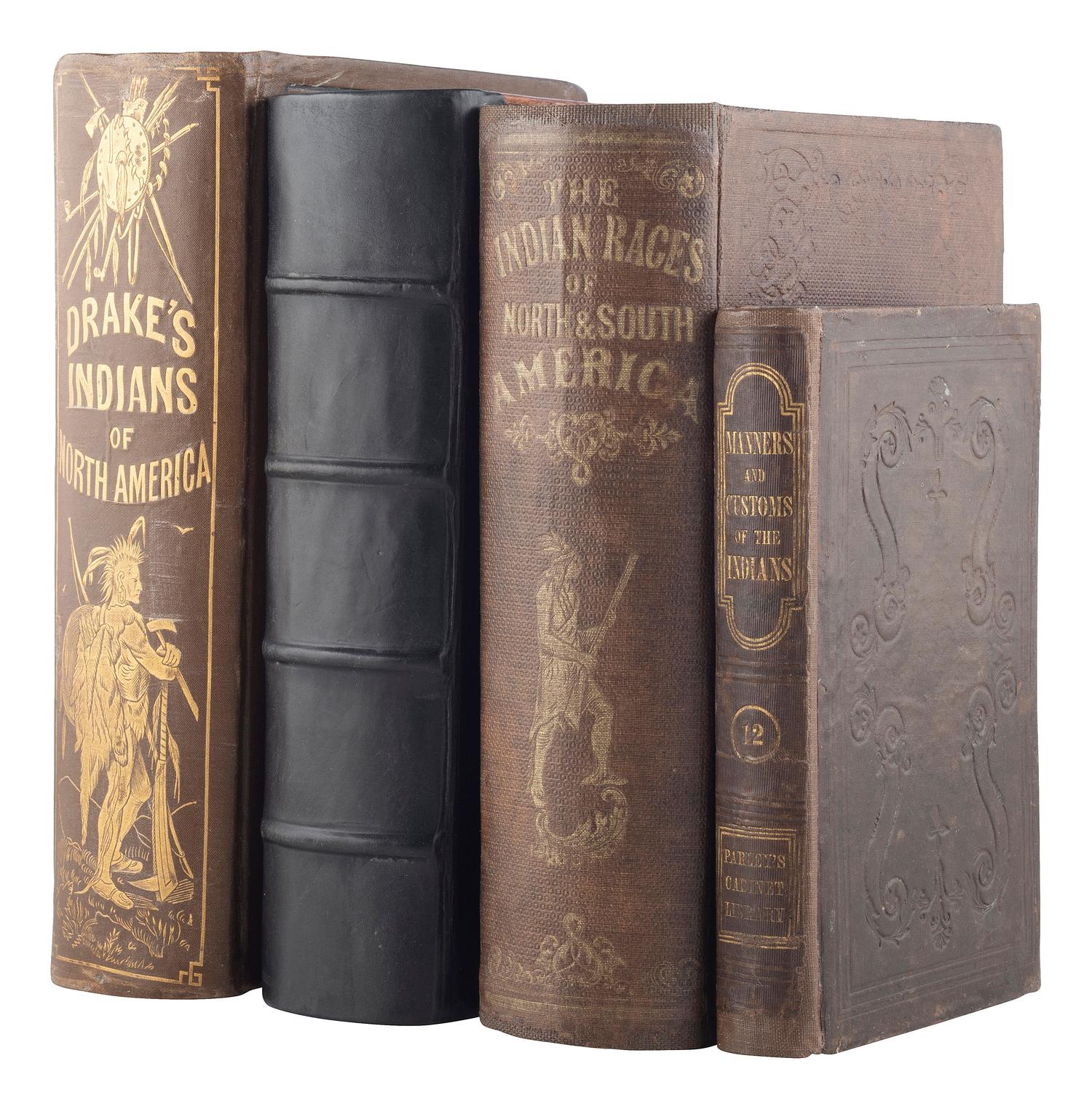 [NATIVE AMERICANA]. A group of four 19th century ethnographic works, comprising: