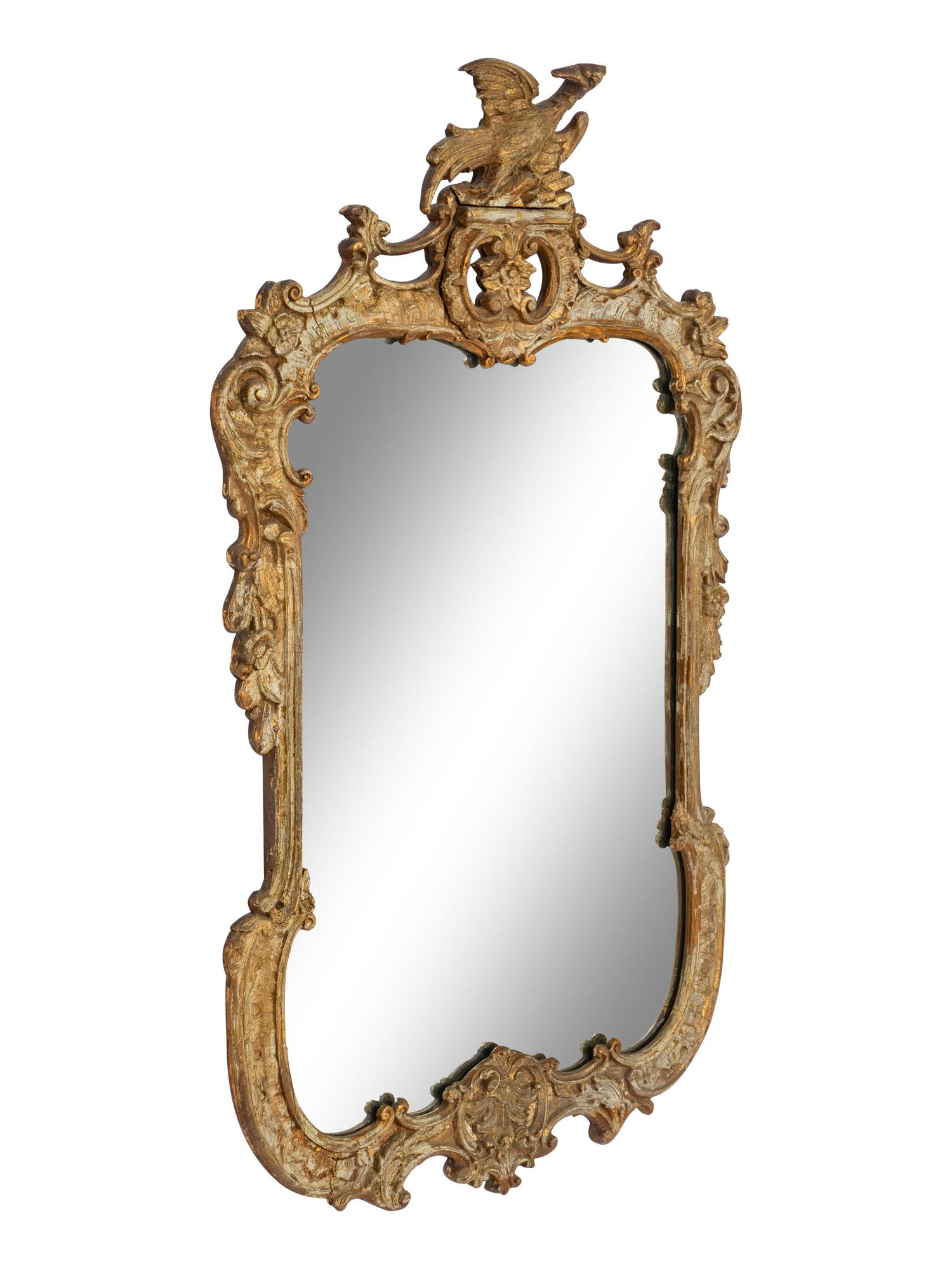 A George II Style Giltwood Mirror