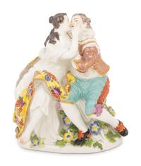 A Meissen Porcelain Figural Group