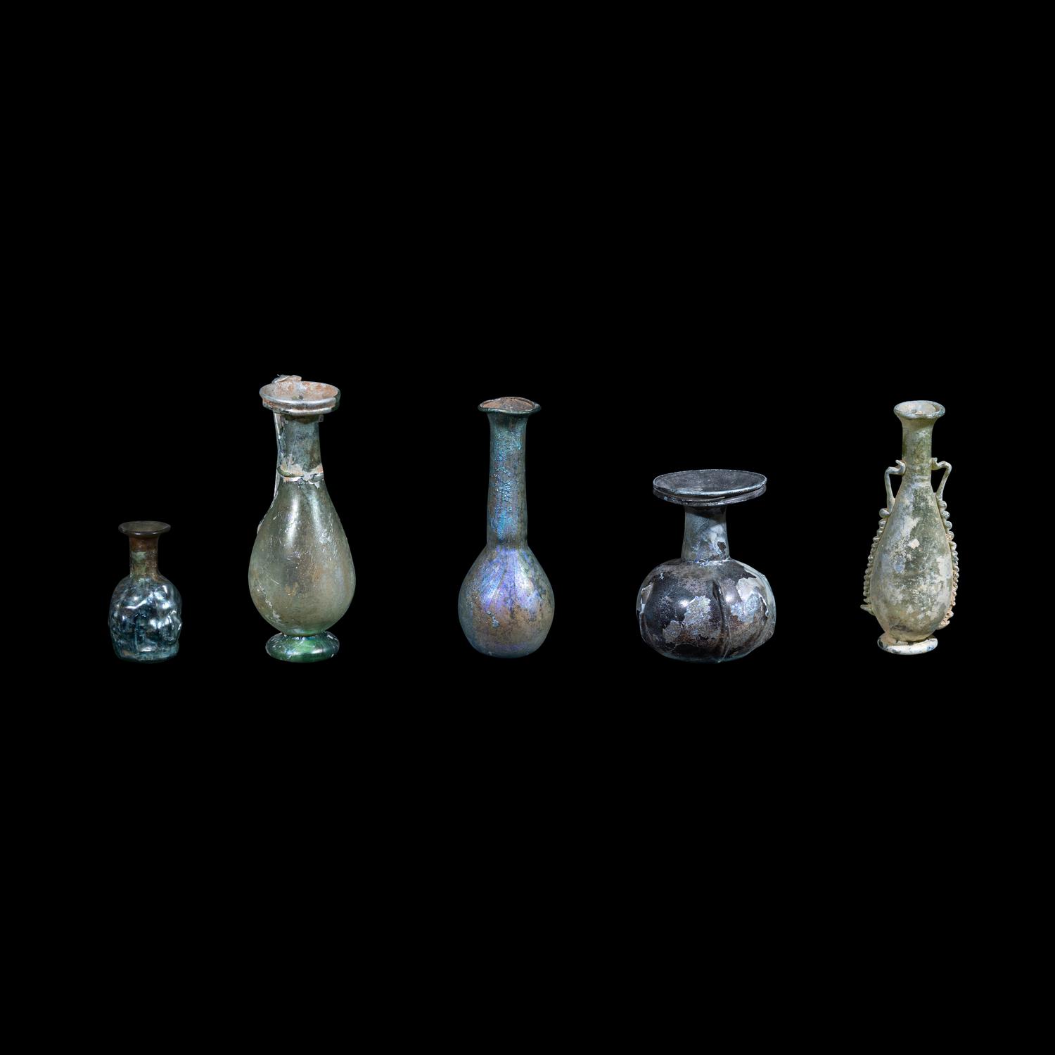 Five Roman Glass Vessels