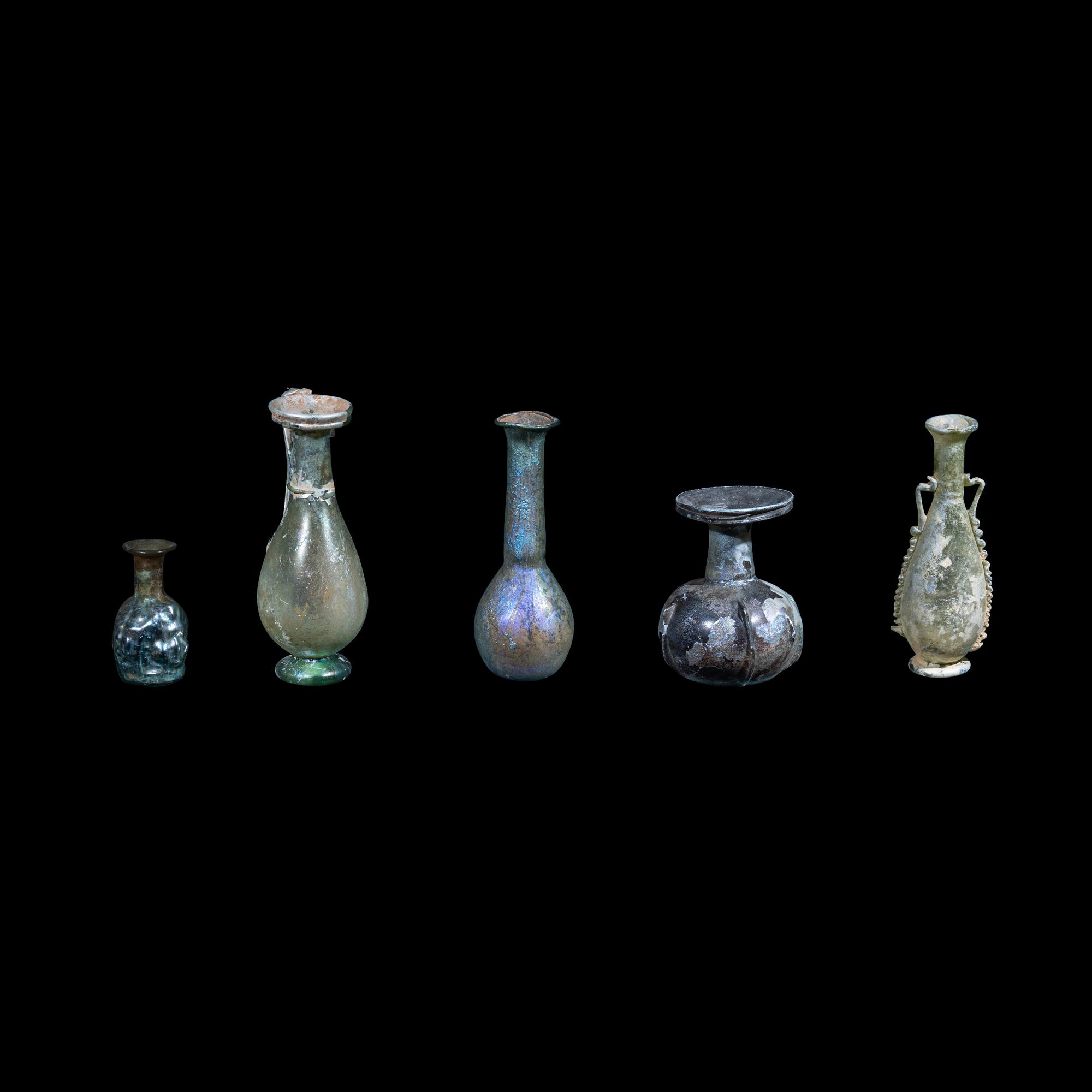 Five Roman Glass Vessels