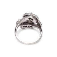 DIAMOND AND EMERALD RING