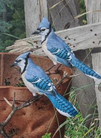 Axel Amuchastegui, (Argentinean, 1921-2002), Blue Jays, 1984