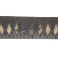 Shin Shinto Wakizashi with Martial Leather Wrapped Scabbard